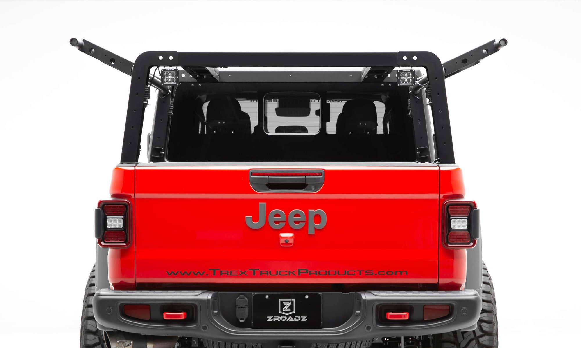 ZROADZ Z834101 Overland Access Rack With Side Gates & (4) 3 Inch